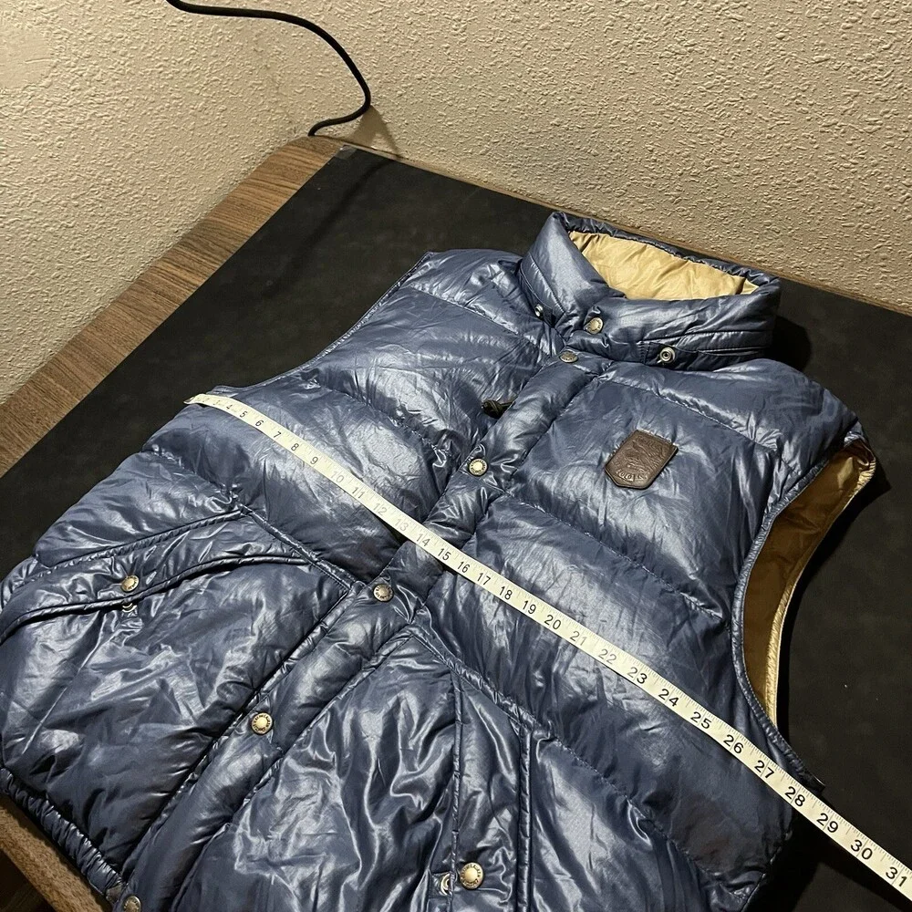 Vintage Polo Ralph Lauren Goose Down Puffer Jacket Hill Alpine Leather Vest 90s
